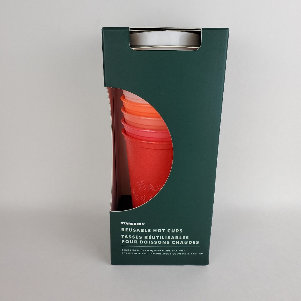 Starbucks 2019 Christmas reusable hot cups